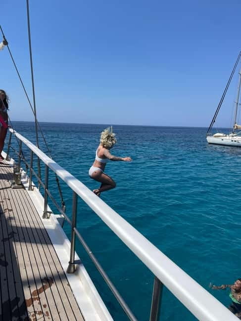 Mykonos: Delos and Rhenia Islands Cruise with BBQ Meal - A Greek BBQ served on board