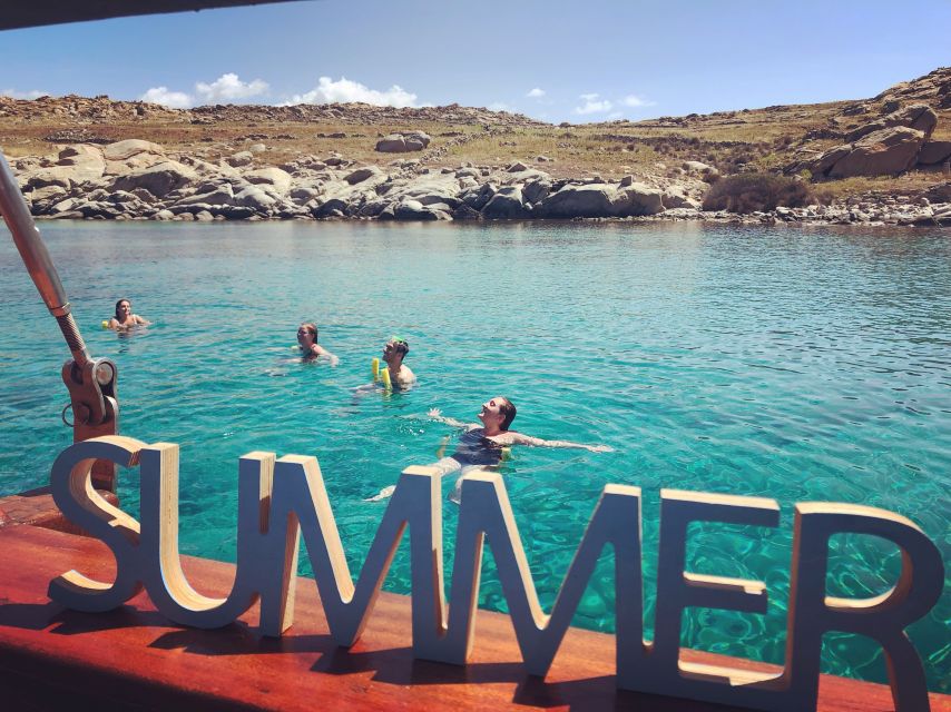 Mykonos: Delos and Rhenia Islands Cruise with BBQ Meal - Practical packing advice for six hours