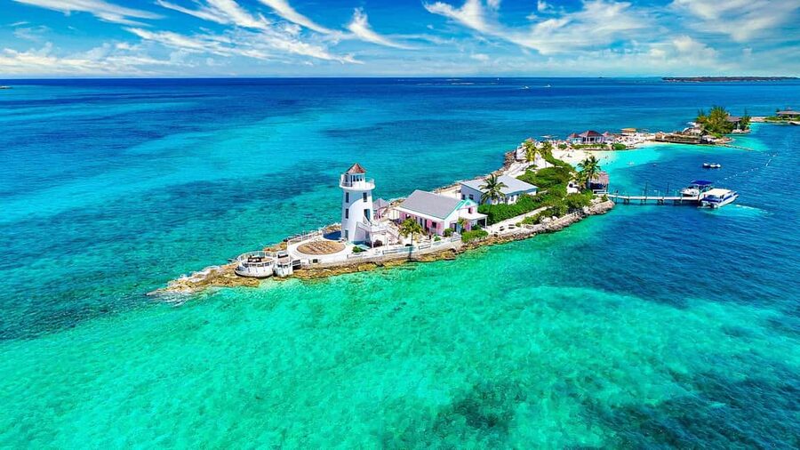 Nassau: Pearl Island Beach Day Trip and Cruise with Lunch - Lighthouse views and winding paths