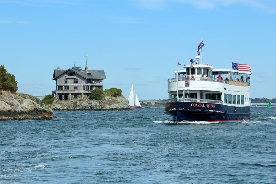 Newport, Rhode Island: Scenic Narragansett Bay Cruise - Bowen’s and Banister’s Wharves, seen from the bay