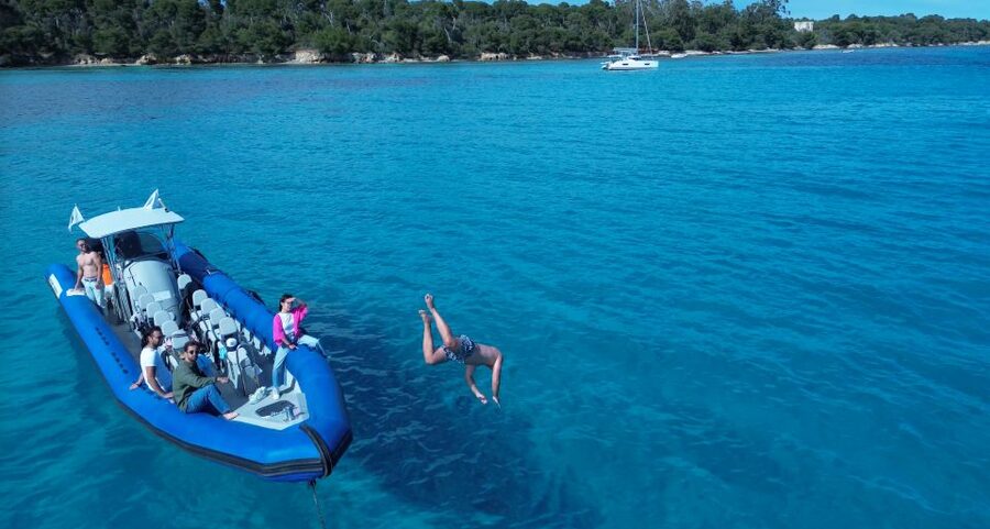 Nice: Lerins Islands Boat Tour with Snorkeling - Cruising past Antibes and into the private bay