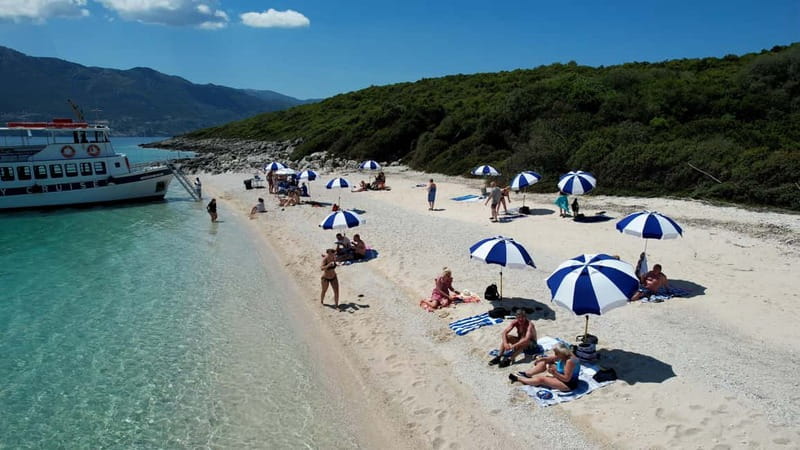 Nydri: Island Hopping Boat Cruise with Beach BBQ Lunch - Gerakas Beach and the BBQ lunch