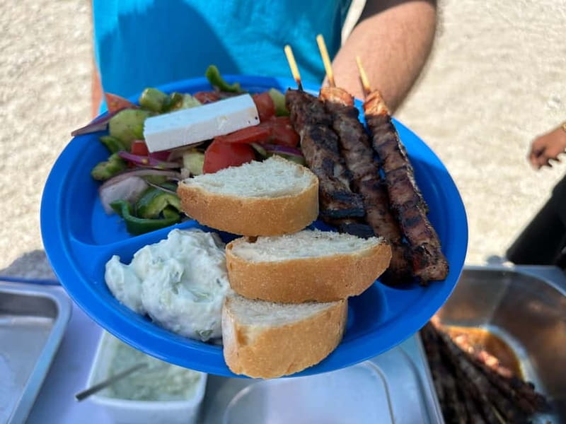 Nydri: Island Hopping Boat Cruise with Beach BBQ Lunch - Boarding at Nydri Harbor