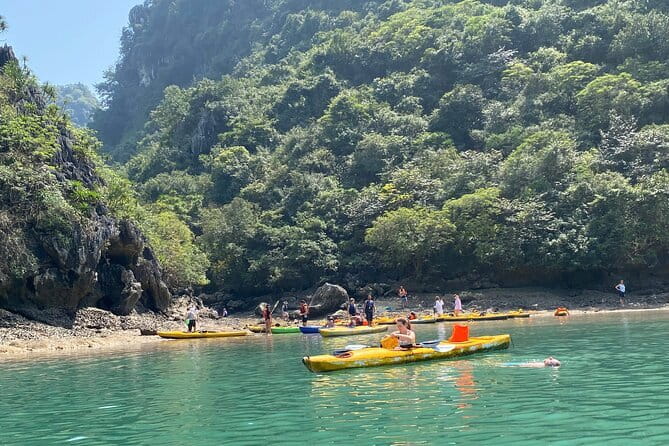 One Day Boat Tour from Cat Ba Island to Lan Ha Bay & Ha Long Bay - Swimming at Ba Trai Dao