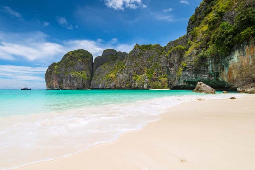 One Day Phi Phi Island by speed boat ( Join ) - Viking Cave, a look from the water