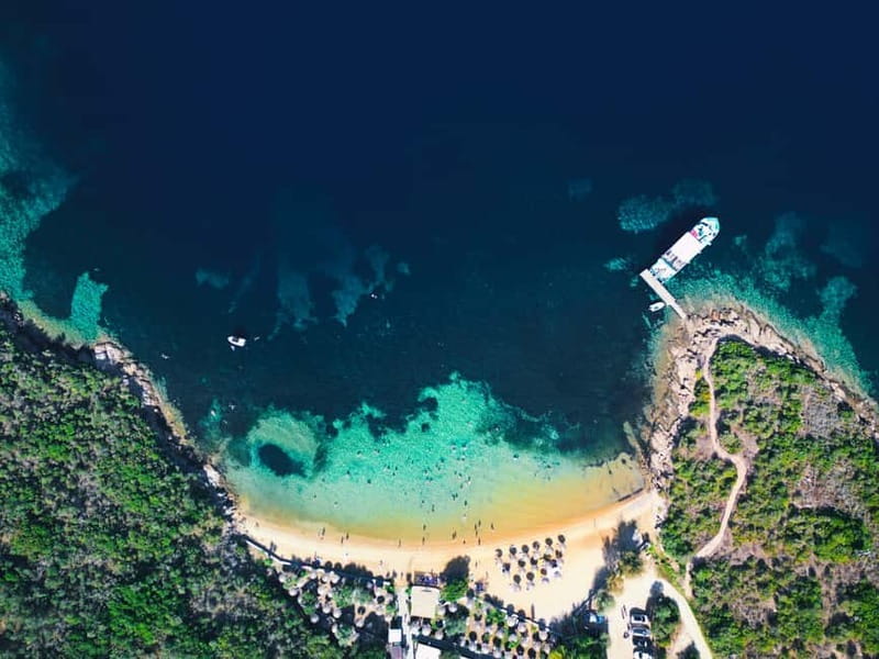 Ormos Panagias: Blue Lagoon Cruise to Ammouliani Island - Exploring Ammouliani’s harbor and village