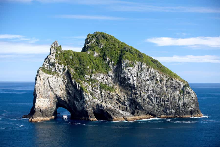 Paihia/Russell: Hole in the Rock, Dolphins & Island Cruise - A four-and-a-half-hour tour across the Bay of Islands