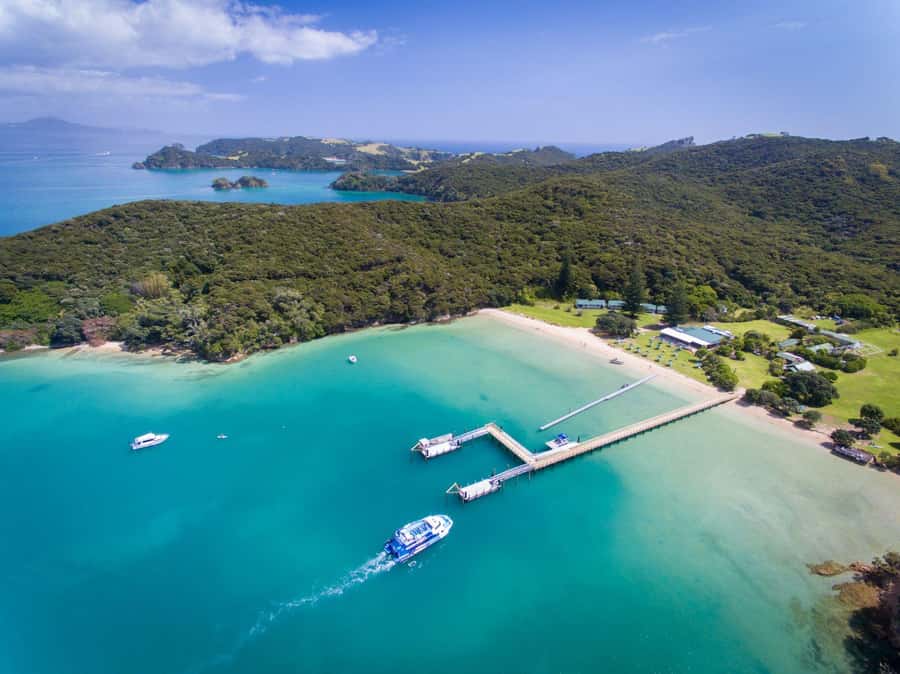 Paihia/Russell: Hole in the Rock, Dolphins & Island Cruise - The Rakaumangamanga Peninsula and Cape Brett