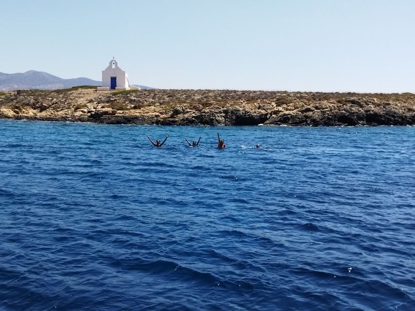 Paros: Traditional Gulet Shared or Private Island Cruise - Antiparos: your first chance to swim