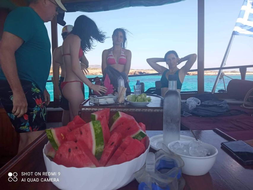 Paros: Traditional Gulet Shared or Private Island Cruise - Despotiko and the channel between two islands