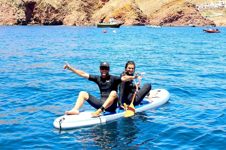 Peniche: Berlengas Island Catamaran Tour + Stand Up Paddle - Crossing from Peniche to the Berlengas