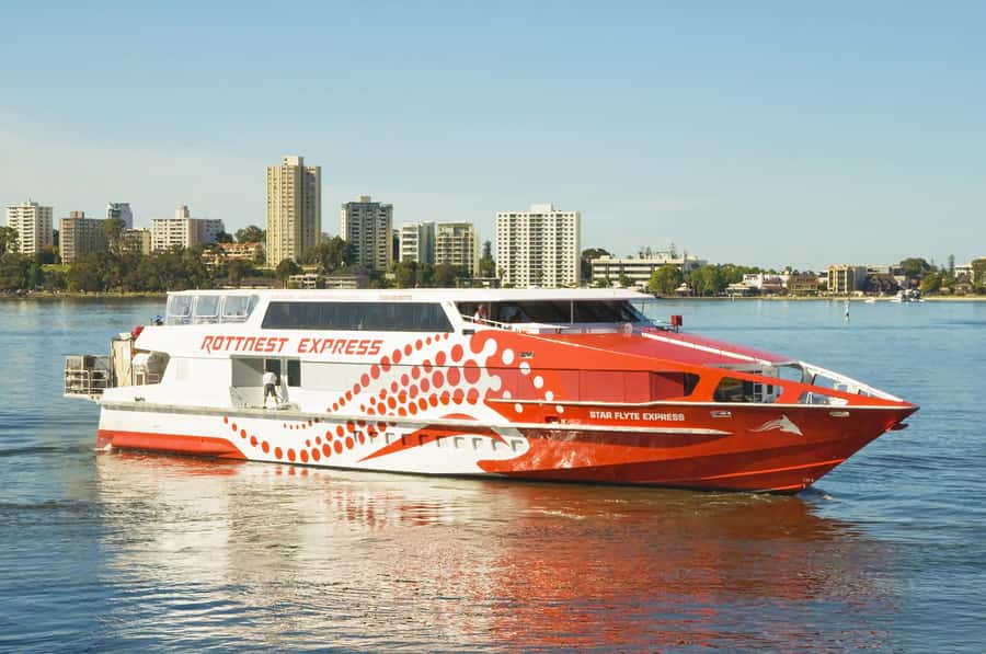 Perth: Rottnest Island Flight Transfer with Return Ferry - The view over Perth, the Swan River, and Fremantle