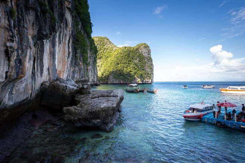 Phi Phi: 7 Island Day Tour by Longtail Boat - Starting at the Marlin Statue in Tonsai Bay