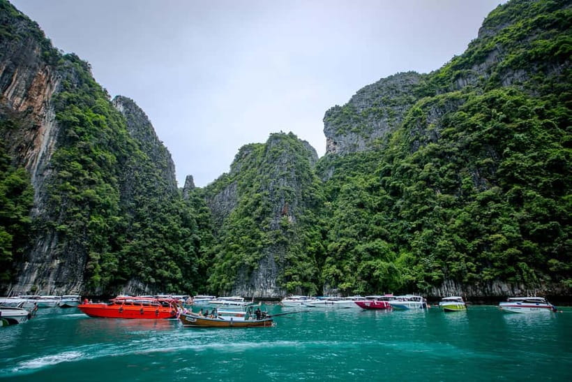 Phi Phi: 7 Island Longtail Boat Snorkeling Tour with Sunset - Shark Point and the best snorkeling