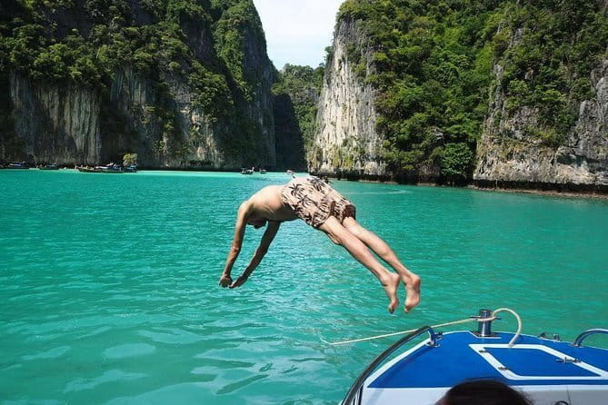 Phi Phi with Maya and Bamboo Island Day Trip by Speedboat - Monkey Beach and Viking Cave are quick scenic stops