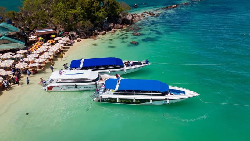 Phuket: 3 Khai Islands Speedboat Tour- Snorkeling & Relaxing - Khai Nui and the question of water clarity