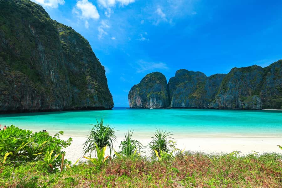 Phuket: Bamboo Island and Phi Phi Islands by Fast Catamaran - Monkey Beach is a quick photo stop