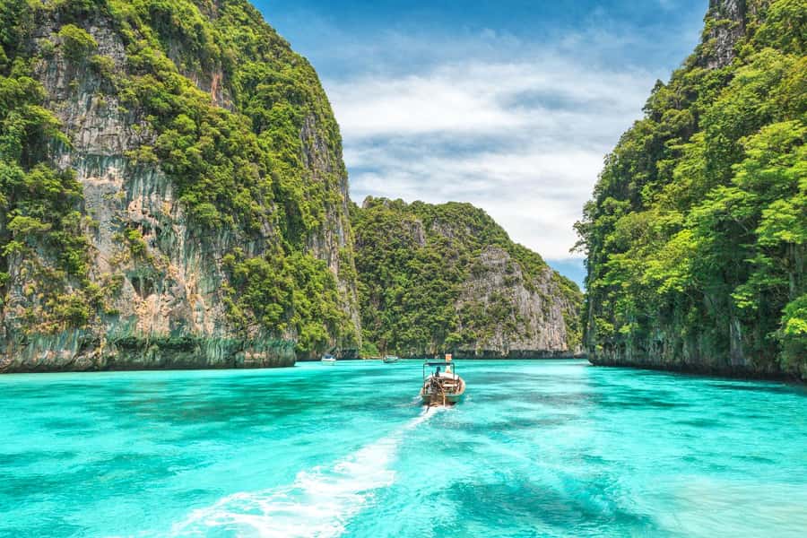 Phuket: Bamboo Island and Phi Phi Islands by Fast Catamaran - Bamboo Island gives you the first swim