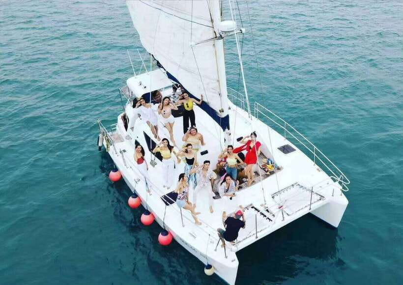 Phuket: Coral Island Catamaran Cruise with Sunset Dinner - Snorkeling near Coral Island