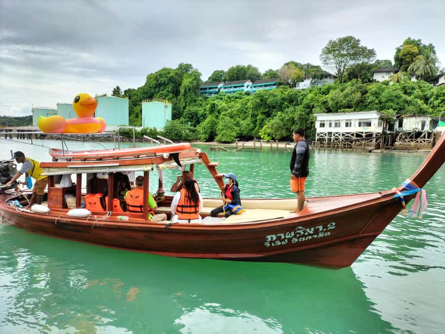 Phuket: Coral Island Luxury Long Tail Boat Half-Day Tour - A stylish start at Chalong Pier