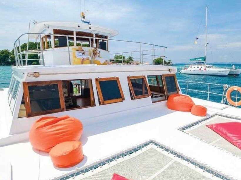 Phuket: Coral Island Snorkeling and Sunset Catamaran Cruise - Setting sail on the catamaran