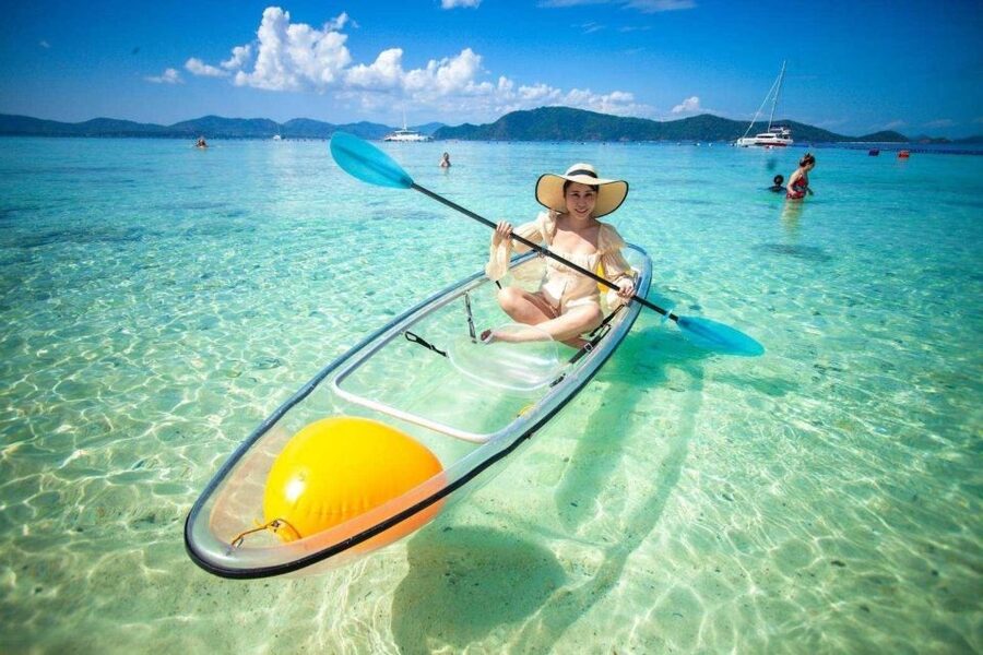 Phuket: Coral Island & Sunset Dinner by Sailing Catamaran - Key points at a glance