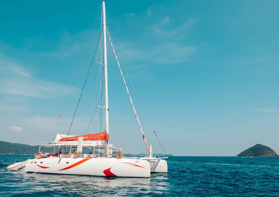 Phuket: Coral, Racha, Promthep Island Catamaran Trip & Lunch - The crew and the pace of the day