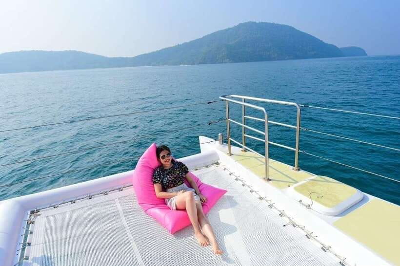 Phuket: Coral Yacht Boat Tour to Coral Island with Sunset - Banana Bay at Raya Noi