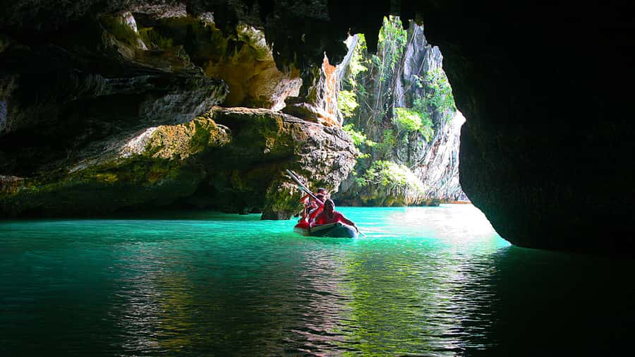 Phuket: James Bond Island by Big Boat with Sea Cave Canoeing - Panak Island: caves, lagoons, and changing light