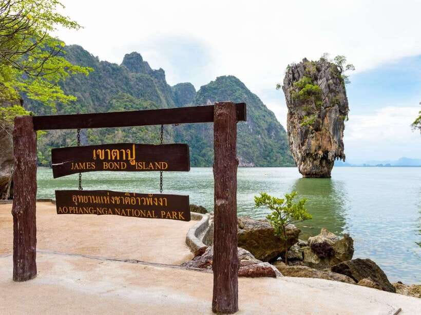Phuket: James Bond Island by Longtail Boat Small Group Tour - James Bond Island and the famous 20-meter cliff