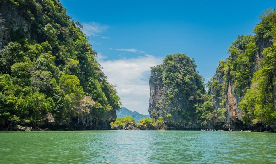 Phuket: James Bond Island Longtail Boat and Sea Canoe Tour - Pan Yee Island, a village built over the sea