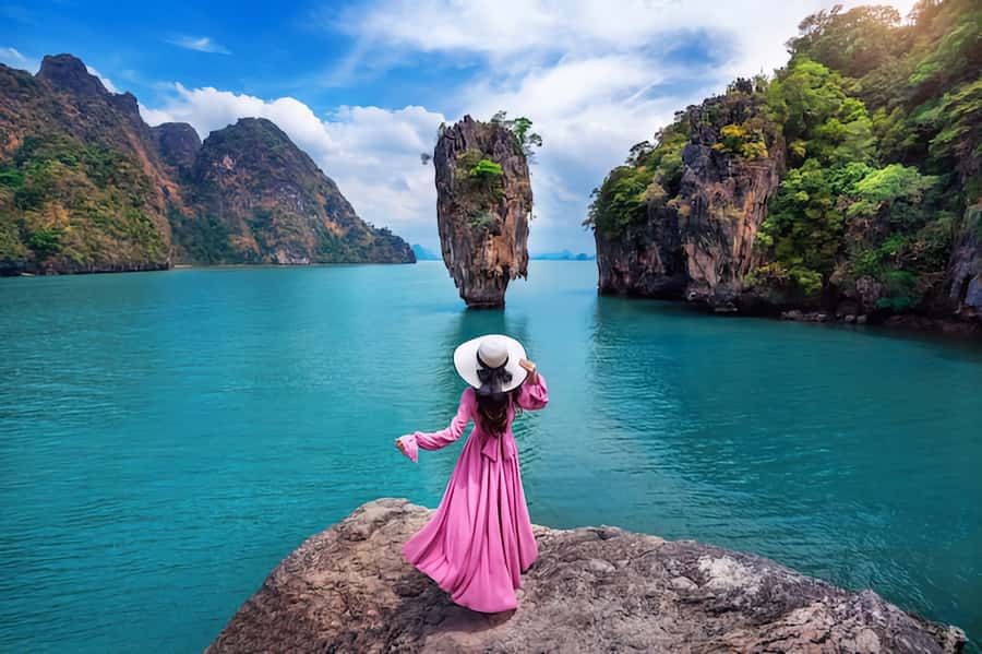 Phuket: James Bond Island Private, All-Inclusive Boat Tour - Khao Phing Kan and the leaning rock