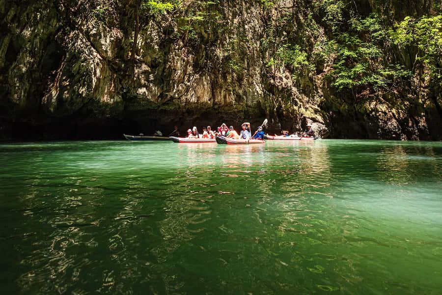 Phuket: Lazy Khao Phing Kan & Yao Islands Speedboat Day Tour - The private beach club and floating water park