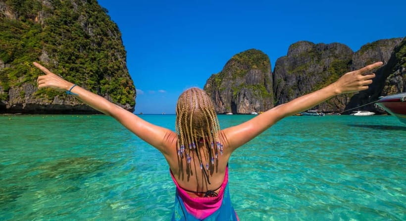 Phuket : Phi Phi Island Trip by Speedboat with Lunch - Seeing Maya Bay From the Water