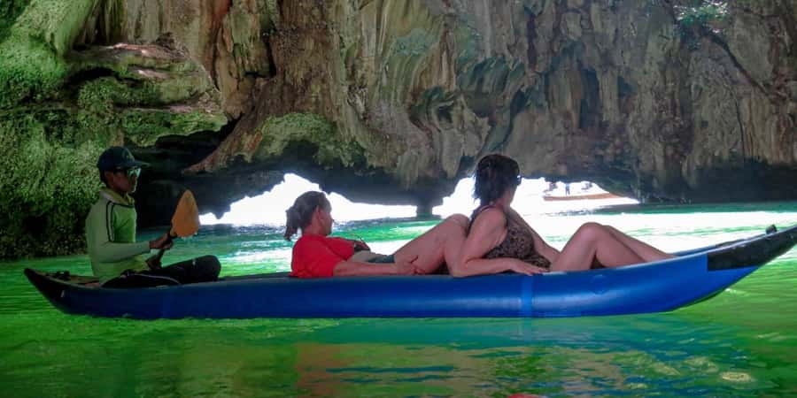 Phuket: Phi Phi & James Bond Island Combo Day Tour w/Lunch - Maya Bay before the crowds build