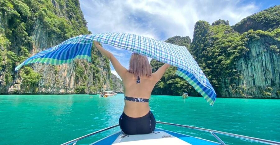 Phuket: Phi Phi & Khai Island Private Speedboat Charter Tour - Leaving Phuket for a private island day