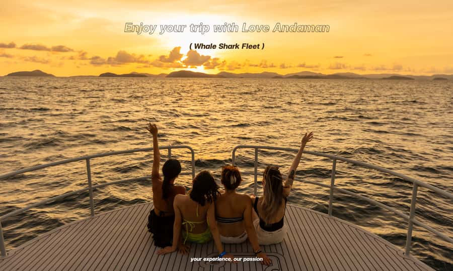 Phuket: Phi Phi Maiton Island Sunset Premium Catamaran Tour - Pileh Lagoon and Phi Phi Leh