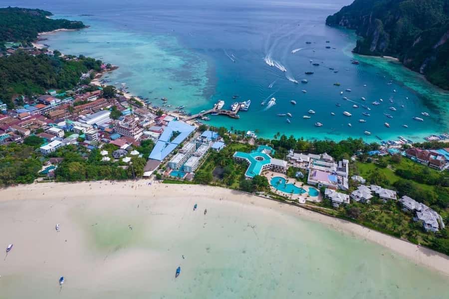 Phuket: Phi Phi Maya Bamboo Island By Speed Catamaran - Viking Cave is a short sightseeing stop