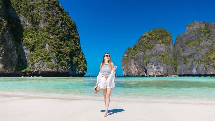 Phuket: Phi Phi Pileh Lagoon Bamboo Island by Speed Boat - From Phuket hotel to Visit Panwa Pier