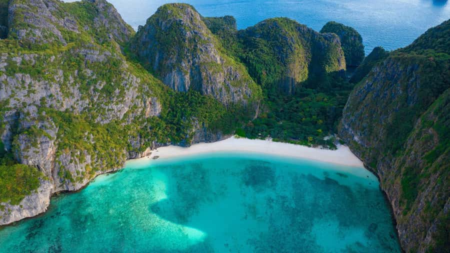 Phuket: Phi Phi Pileh Lagoon Bamboo Island by Speed Boat - Pileh Lagoon, the natural swimming pool