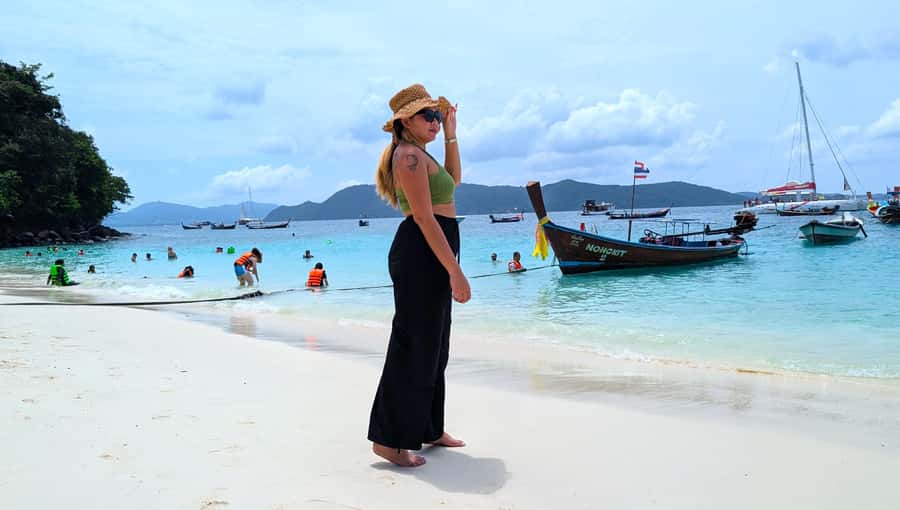 Phuket: Private Longtail Boat to Koh Hey (Coral Island) - Swimming and snorkeling in clear Phuket water