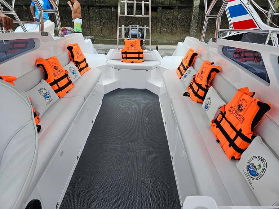 Phuket: Private Luxury Speed Boat to James Bond Island - Cruising from the pier into Phang Nga Bay