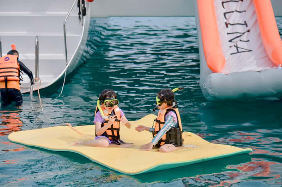 Phuket: Racha and Coral Island Catamaran snorkeling Trip - Lunch keeps the long day easy