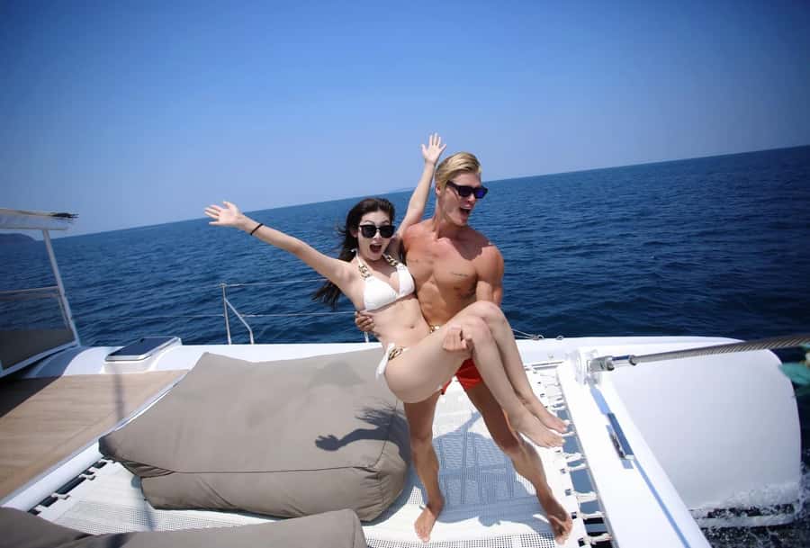 Phuket: Racha and Coral Island Catamaran snorkeling Trip - Promthep Cape provides the sunset finish