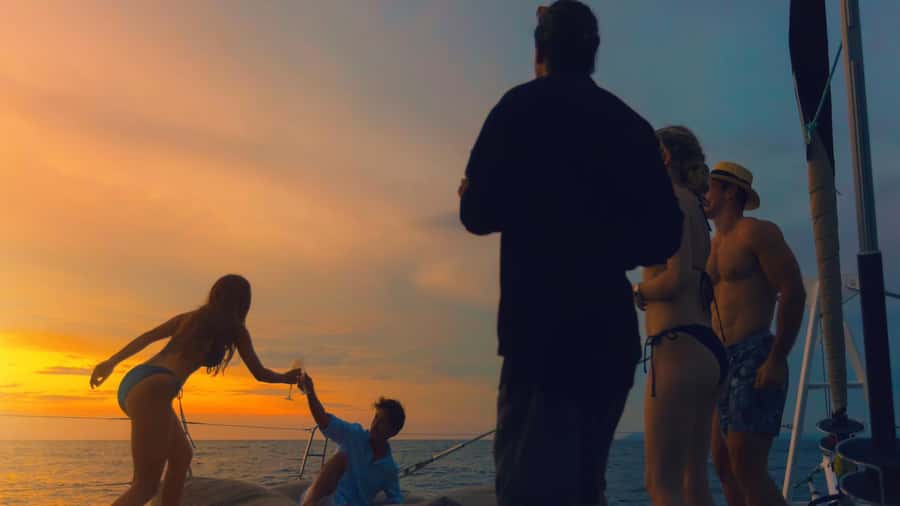 Phuket: Racha and Coral Island Sunset Catamaran Party Tour - Sea conditions can change the whole day