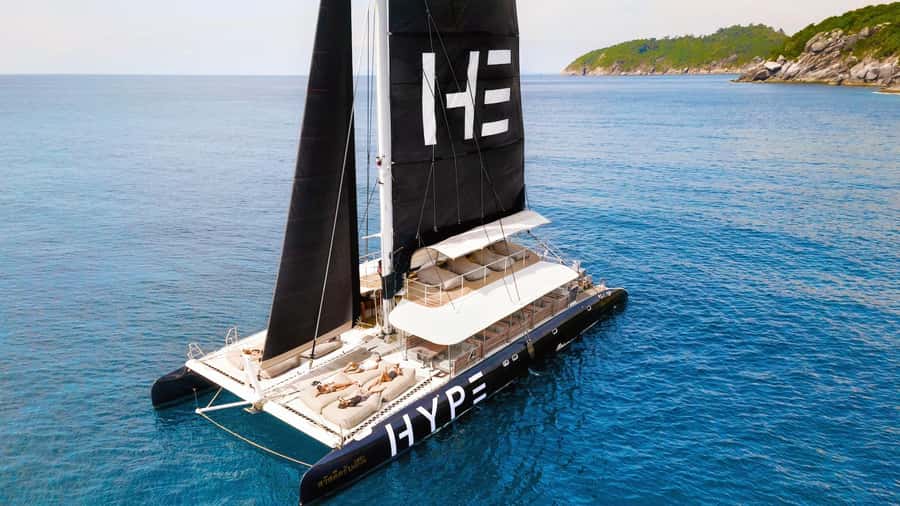 Phuket: Racha and Coral Island Sunset Catamaran Party Tour - Coral Island gives you the first swim break