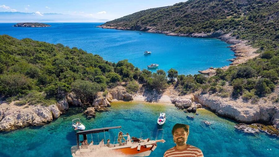 Plavnik Island: A shared half day boat tour - Swimming in the Love Cave