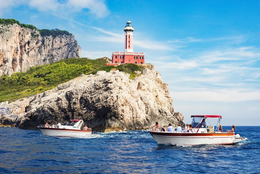 Positano: Small-Group Boat Excursion to Capri Island - From Parking Garage Mandara to the Sorrento coast