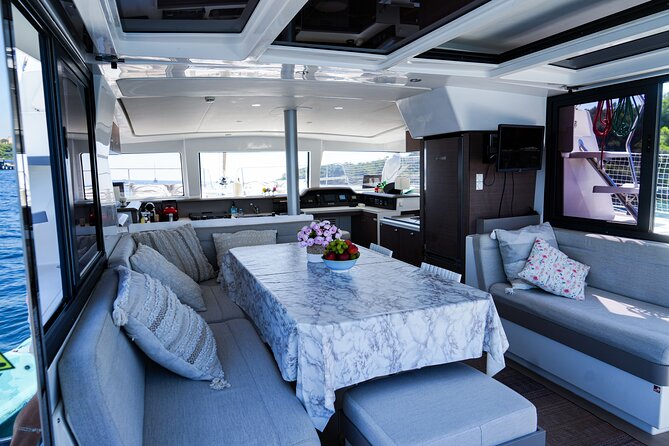 Private catamaran cruise, Lérins Islands, Antibes , Cannes - Swimming, paddling, or simply taking it easy