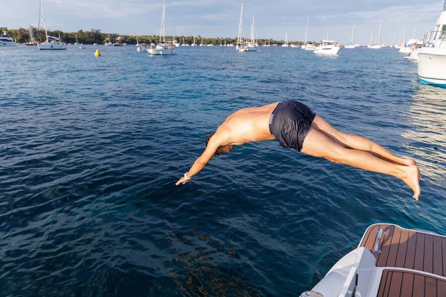 Private escape to discover Cannes & Lerins islands by boat - The Iron Mask Prison and Île des Moines